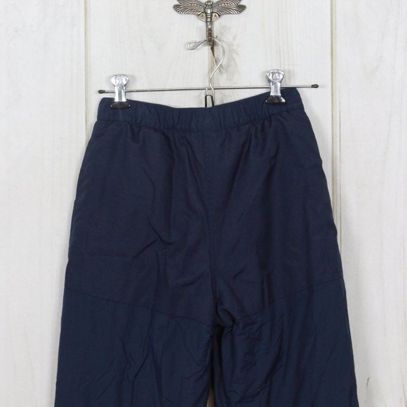 L.L. Bean Bottoms Ll Bean Navy Blue Elastic Waist Zip Insulated